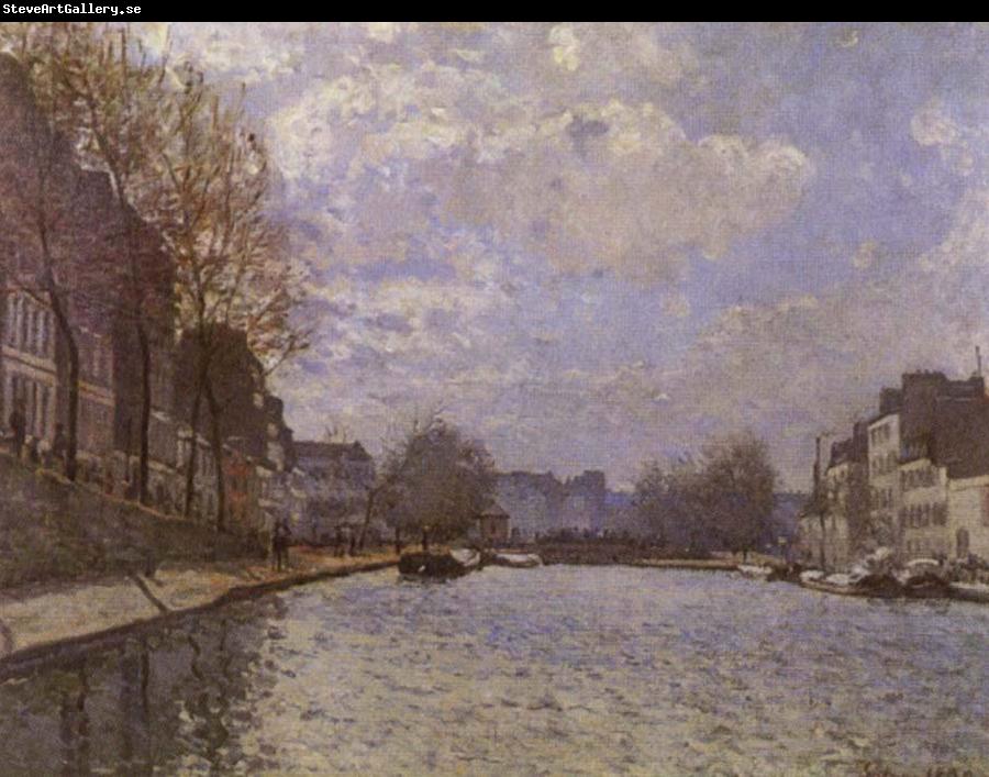 Alfred Sisley The Saint-Martin canal in Paris